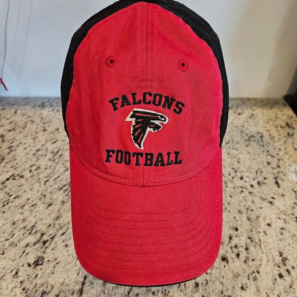 Atlanta Falcons Football NFL Team Apparel Adult Unisex Red / Black Cap / Hat